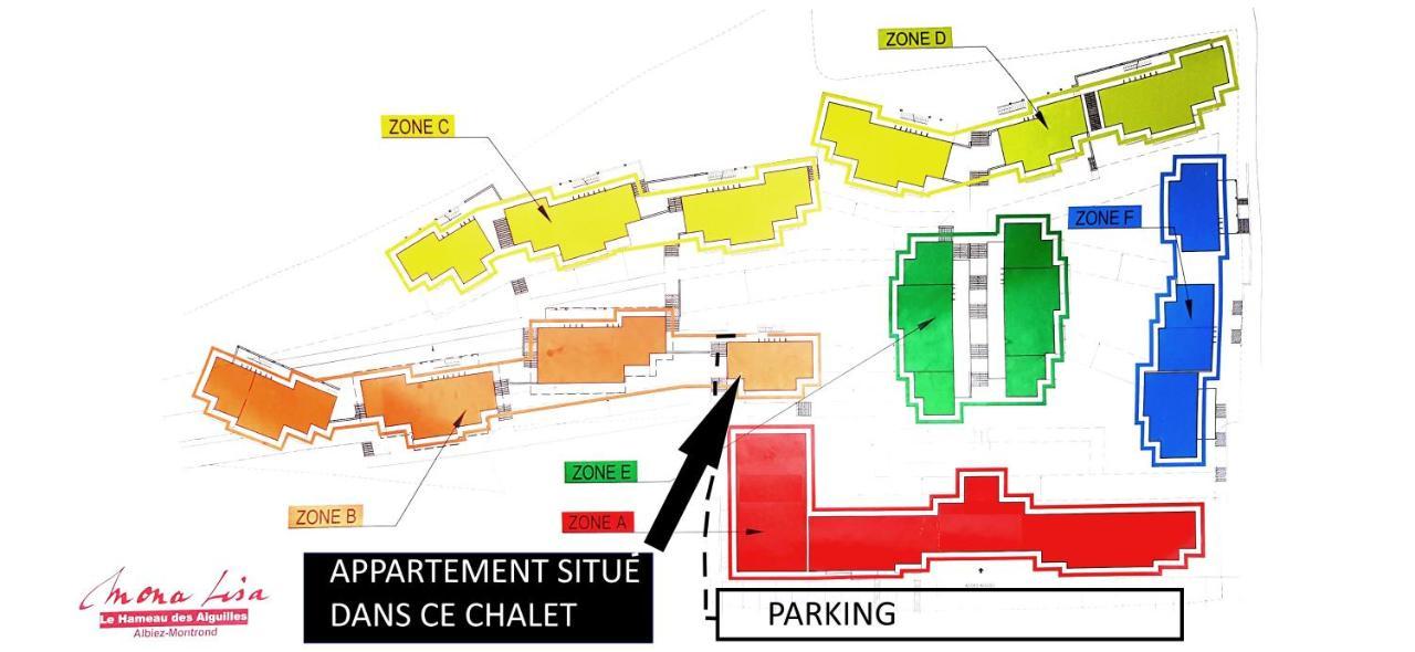 Appart - Chalet Du Hameau Des Aiguilles Albiez-Montrond Luaran gambar