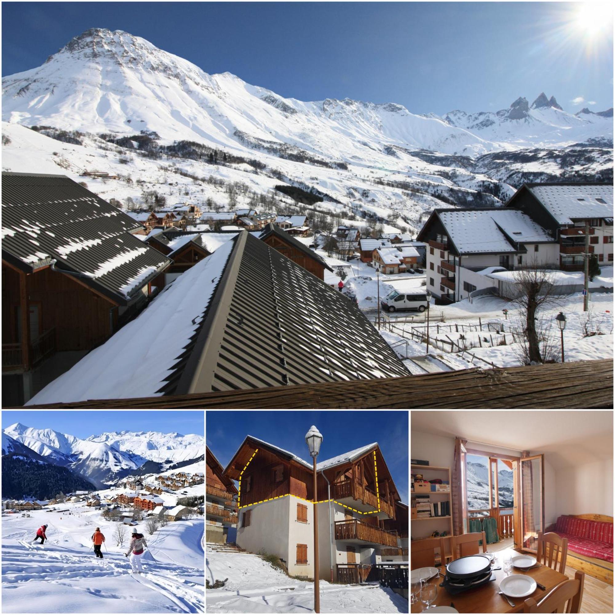Appart - Chalet Du Hameau Des Aiguilles Albiez-Montrond Luaran gambar