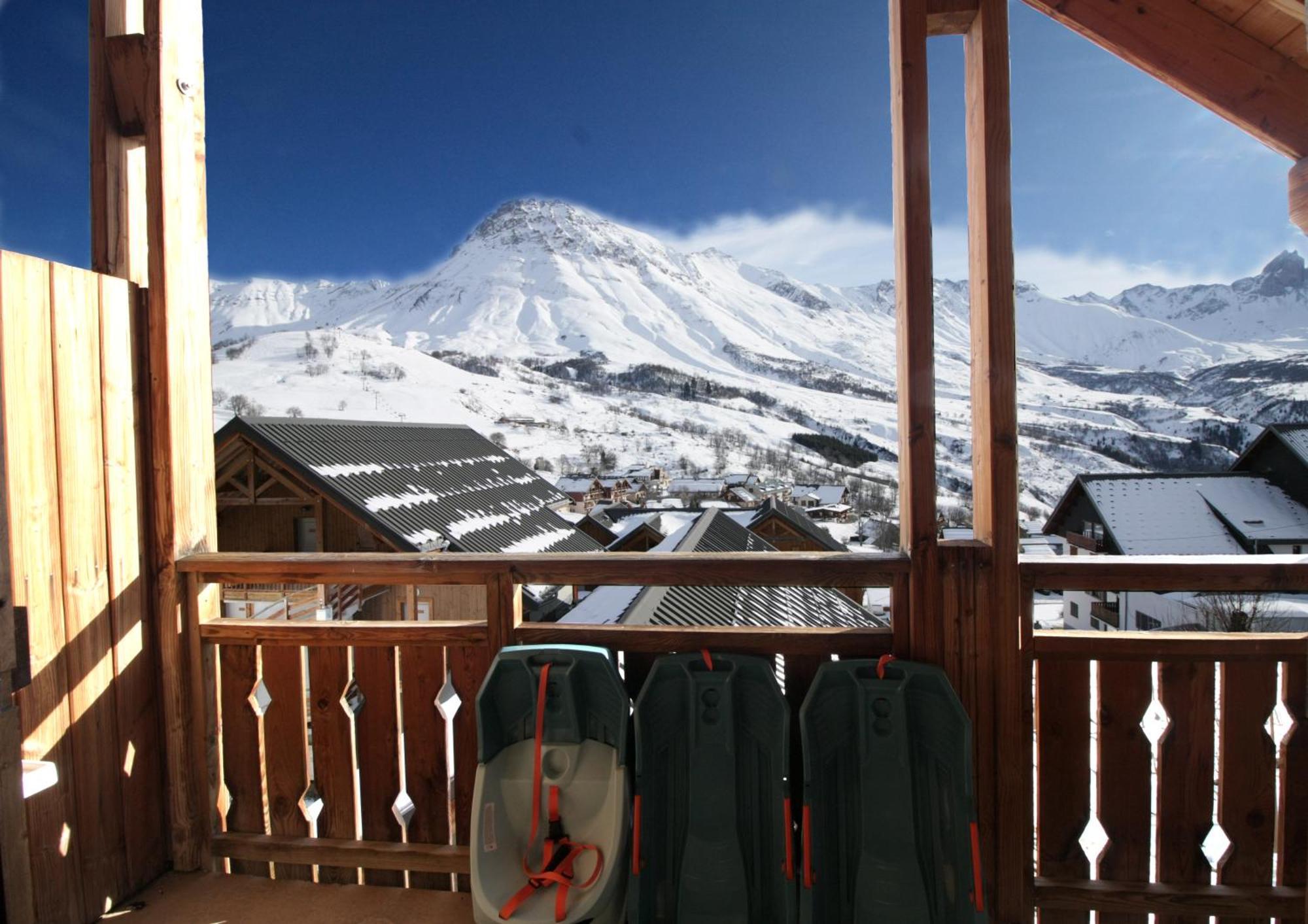 Appart - Chalet Du Hameau Des Aiguilles Albiez-Montrond Luaran gambar